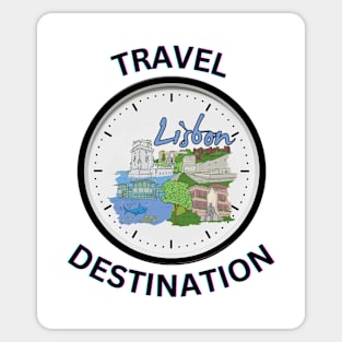 Travel to Lisbon Sticker